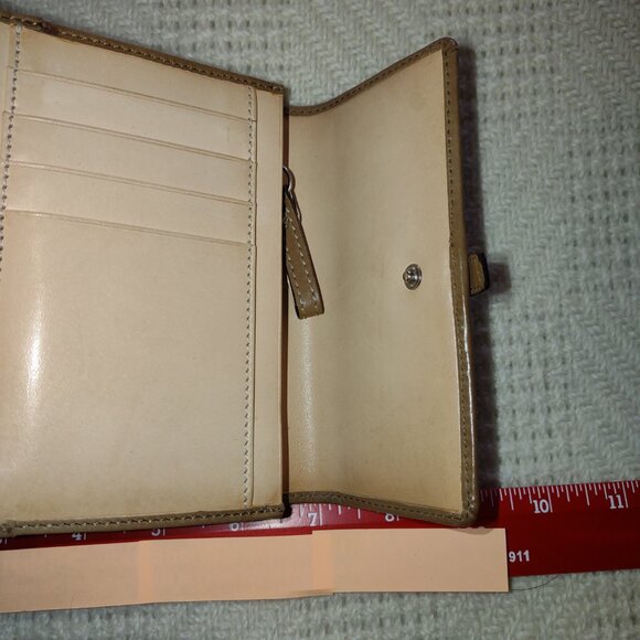 Vintage Coach Jacquard Leather Wallet - Picture 3 of 7